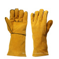 Schneiden Sie beständige Sicherheit Leder Arbeitsschweißen Hand Schutzhandschuhe
